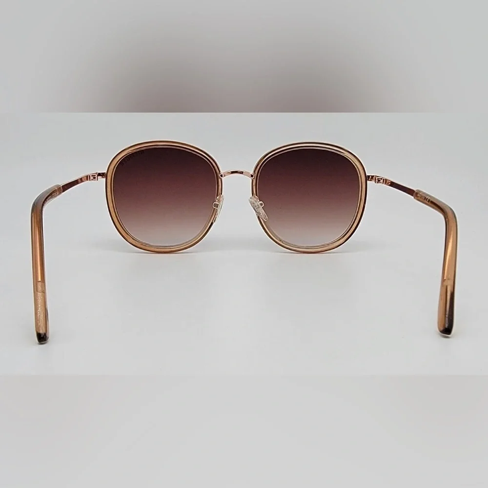 Tommy Hilfiger May‎ WM OL502 0063262011 Rose Gold Brown Gradient Lens Sunglasses
